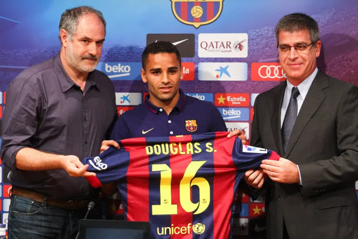 Le Barça a fait pleurer Douglas