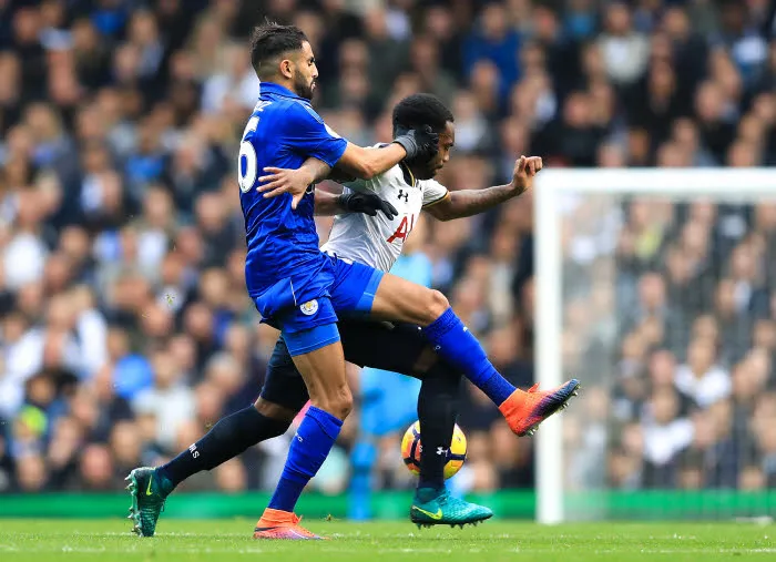 Tottenham bute sur le mur de Leicester