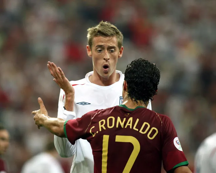 Peter Crouch et le Bayern Munich charrient CR7