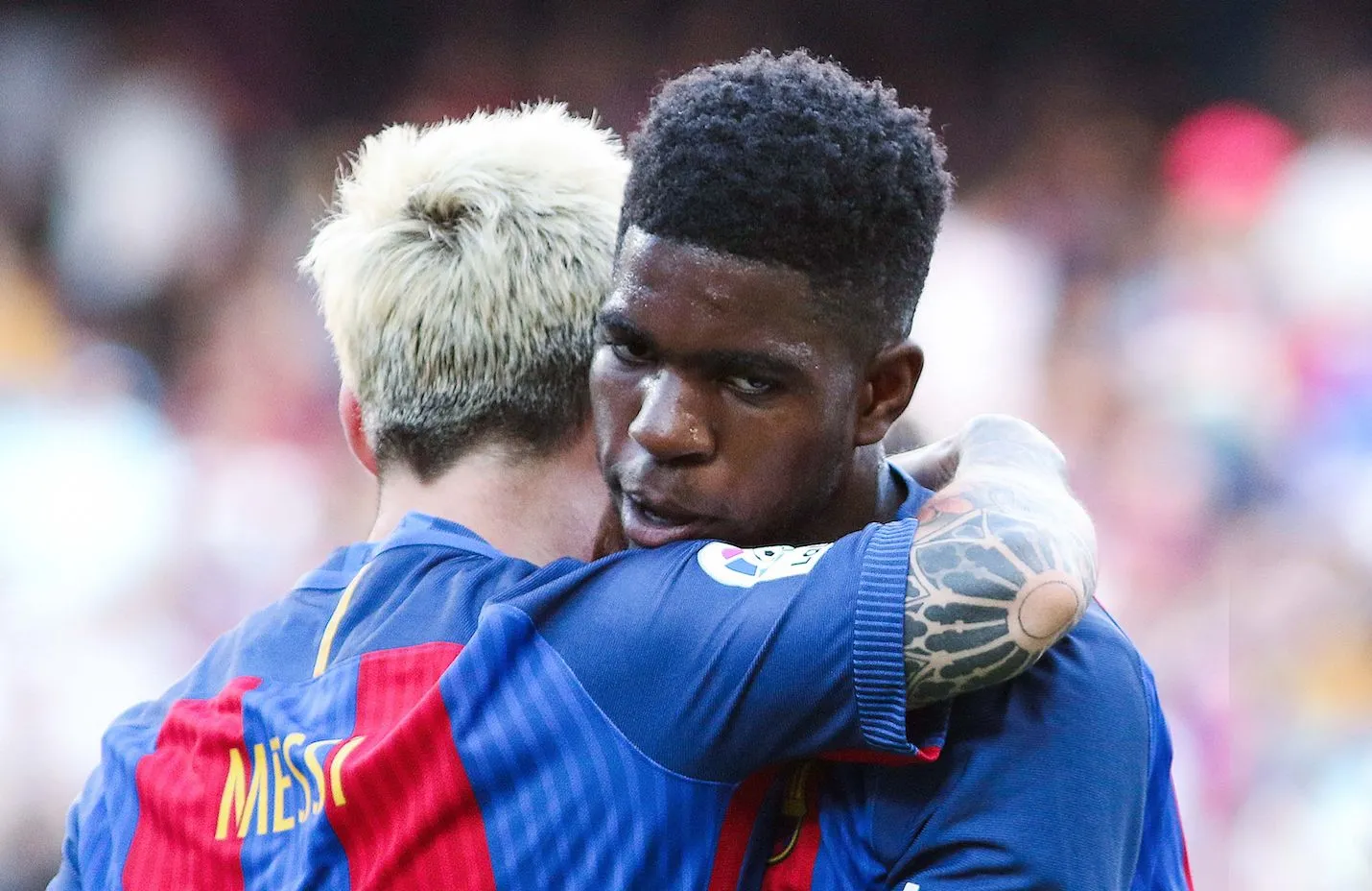 Umtiti est un «<span style="font-size:50%">&nbsp;</span>plot<span style="font-size:50%">&nbsp;</span>» pour Messi&#8230;