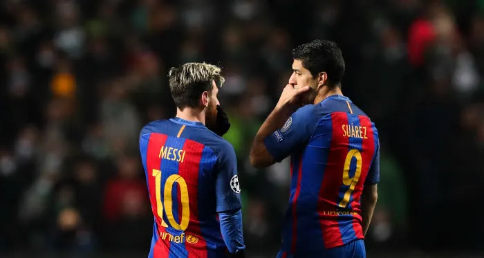 Messi et Suárez défient un drone