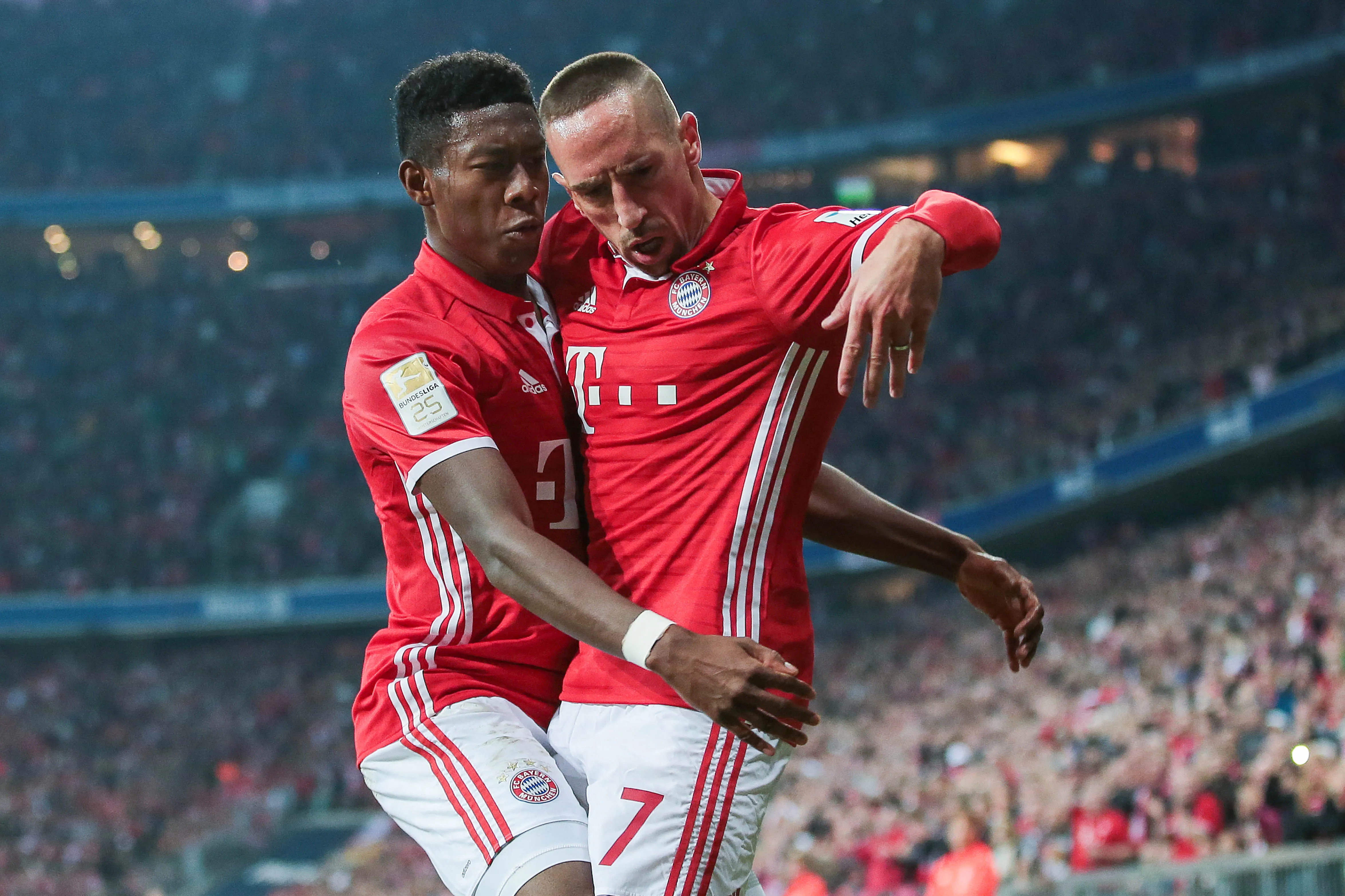 Ribéry, Alaba et Rafinha, les jardiniers