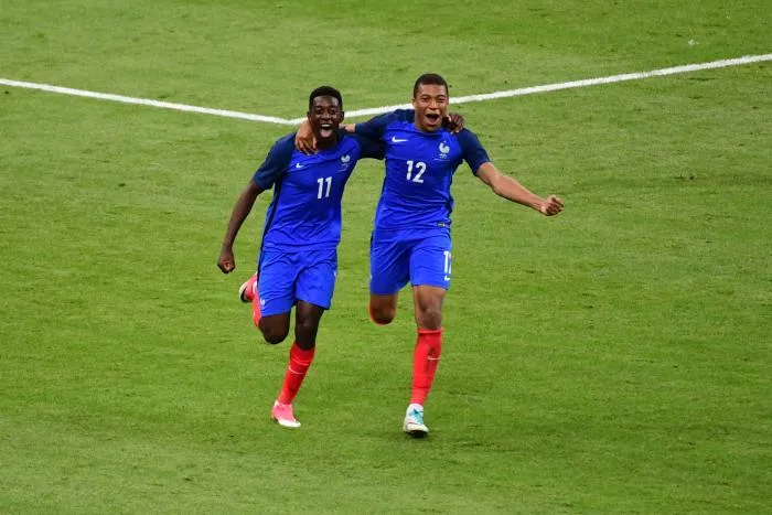 Le but d&rsquo;Ousmane Dembélé qui offre la victoire aux Bleus