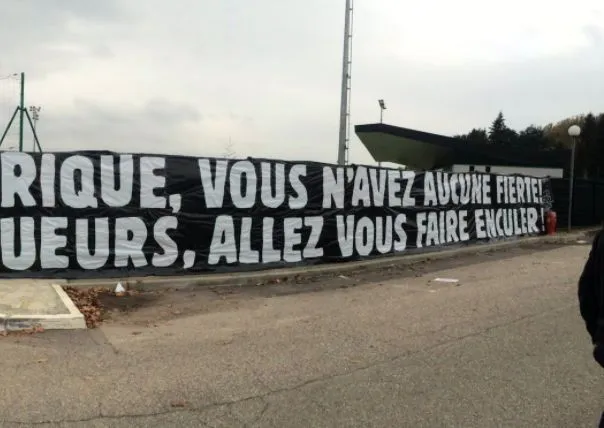 Les supporters stéphanois en colère