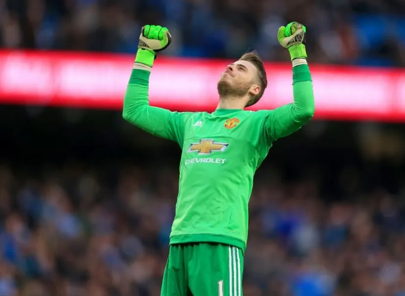 De Gea, l&rsquo;imperméable