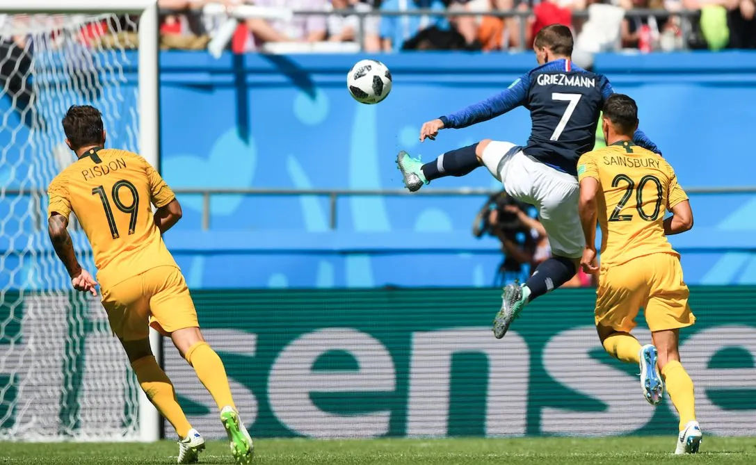 L&rsquo;ouverture du score de Griezmann grâce à la VAR