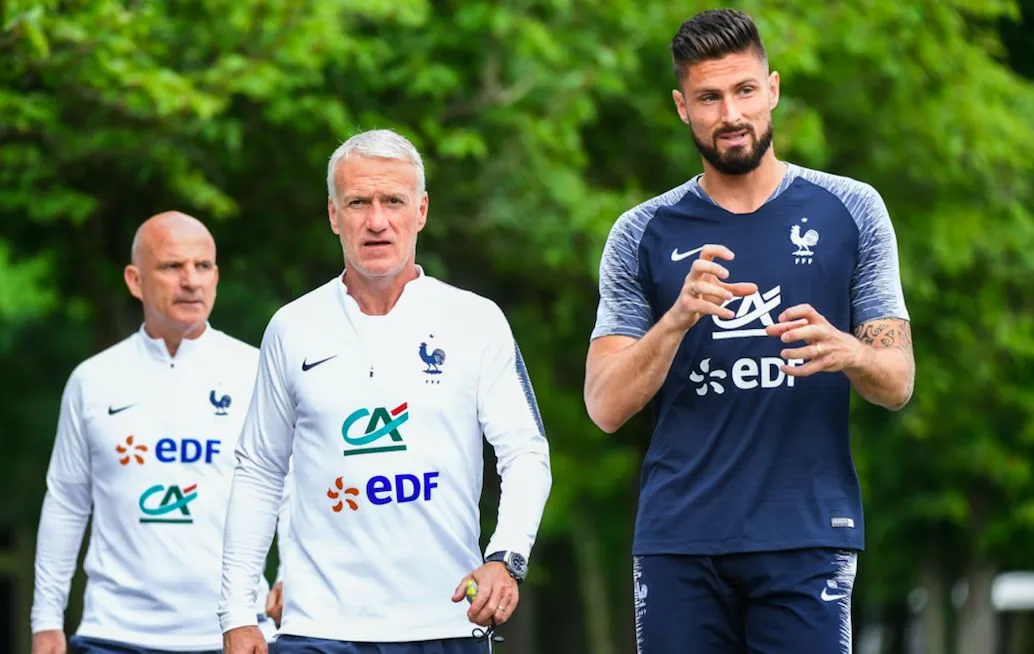 Deschamps : «<span style="font-size:50%">&nbsp;</span>Giroud est un joueur injustement critiqué <span style="font-size:50%">&nbsp;</span>»