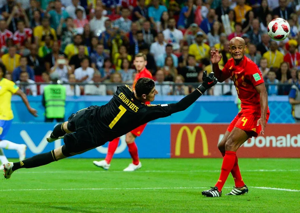 Courtois, en mode muraille