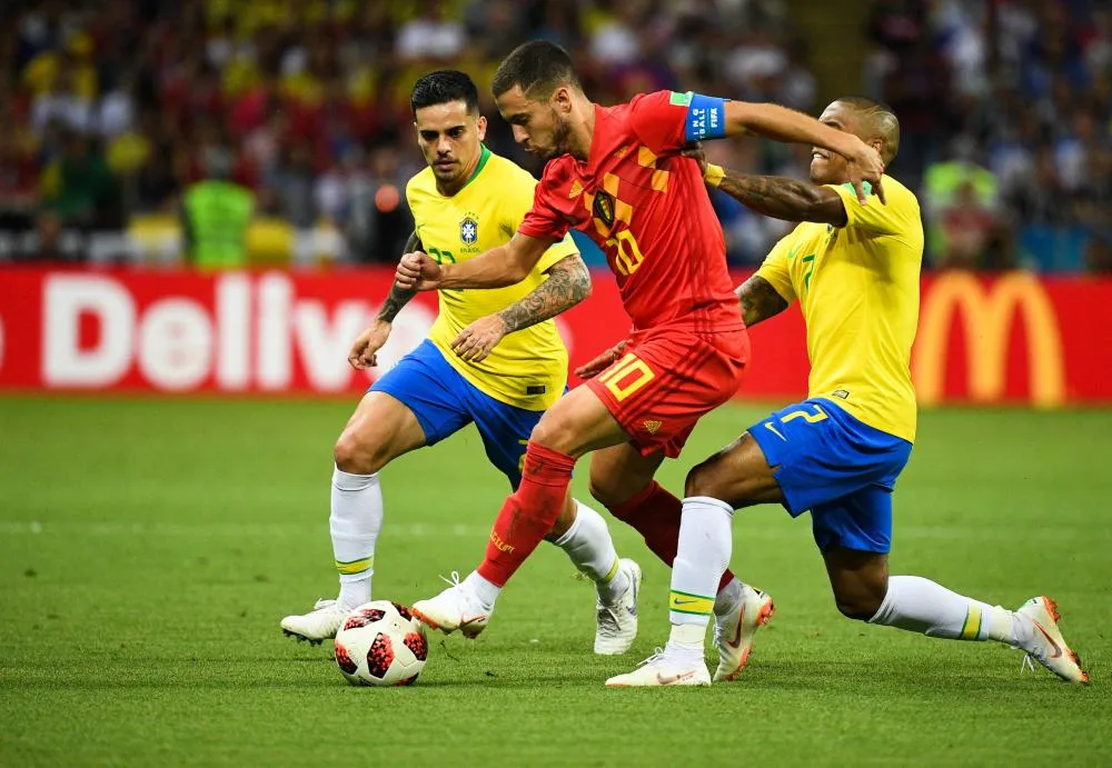 Hazard et son record de dribble en Coupe du monde