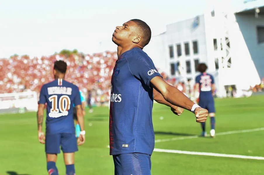 Mbappé survolté