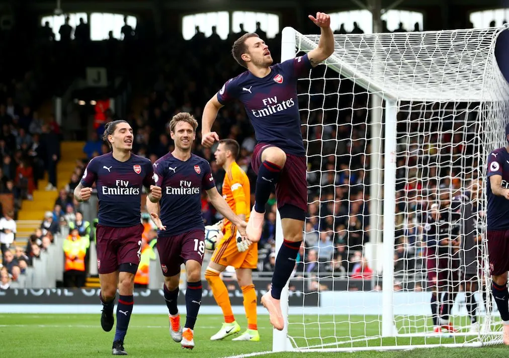 Arsenal recrée le but de Ramsey façon jeu vidéo