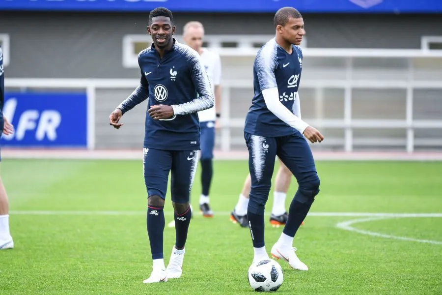 Mbappé humilie Dembélé à l&rsquo;entraînement