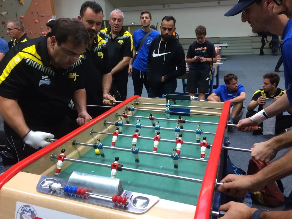 On était à la Coupe de France de baby-foot