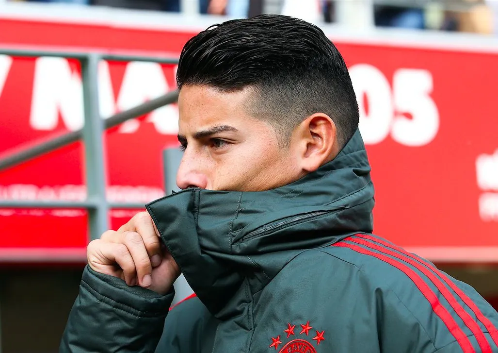 James Rodríguez sur le flanc plusieurs semaines