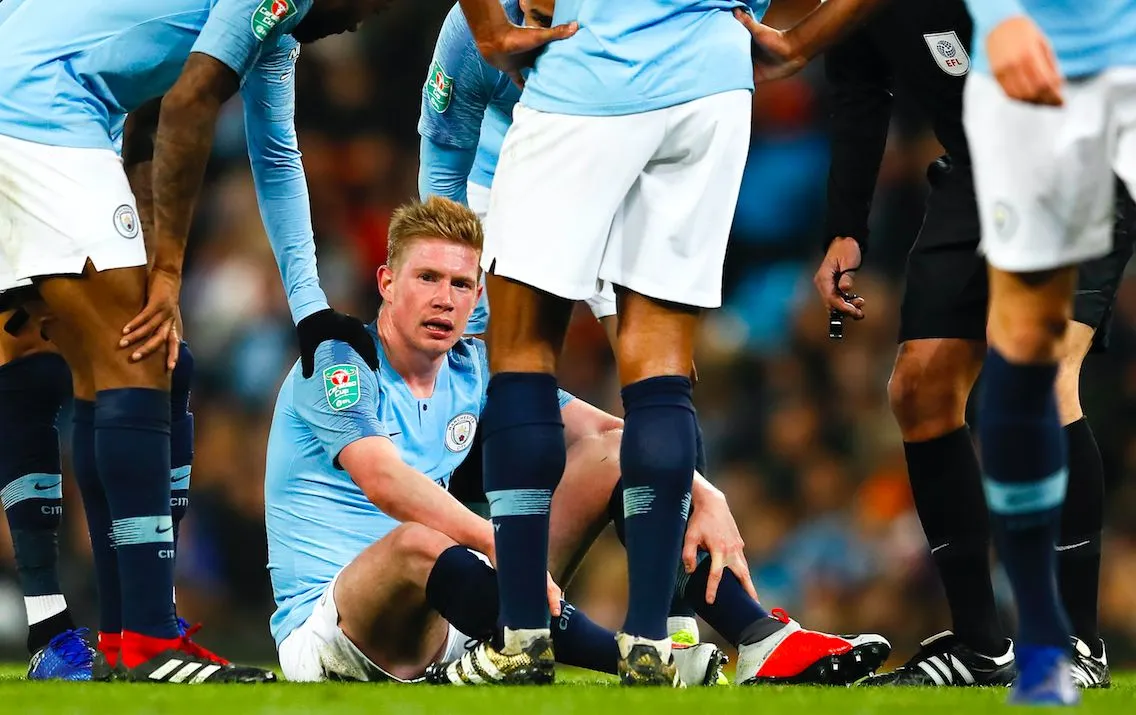 Kevin De Bruyne encore blessé