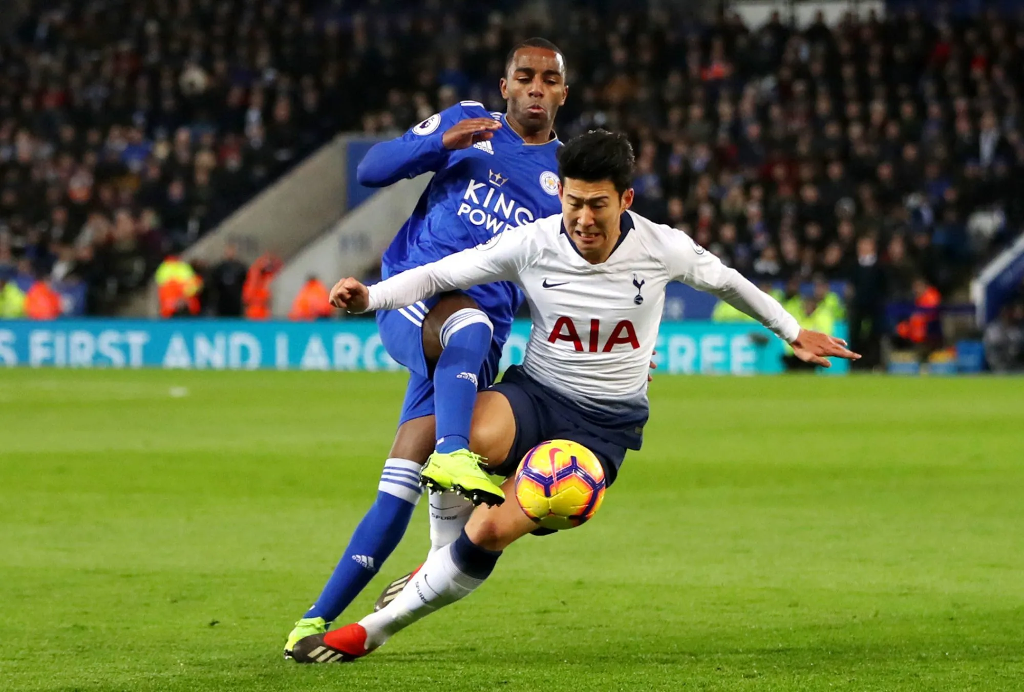 Tottenham assure à Leicester