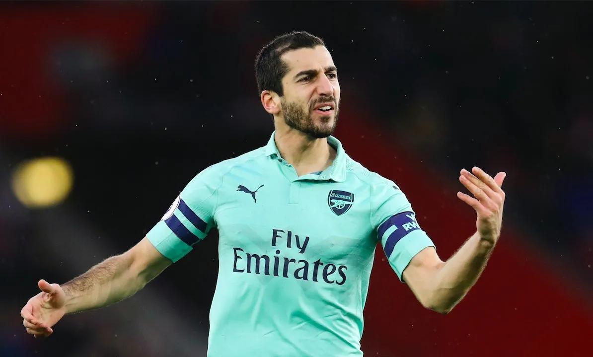 Arsenal : Henrikh Mkhitaryan out 6 semaines