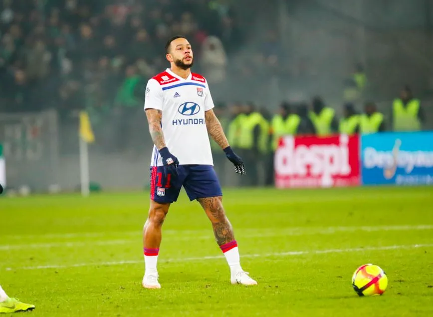 Memphis Depay répond à la banderole stéphanoise