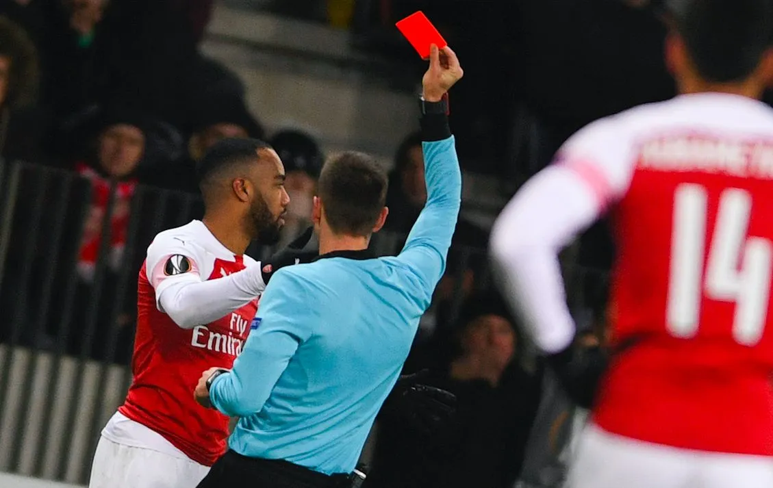 Les mea culpa de Lacazette après son expulsion