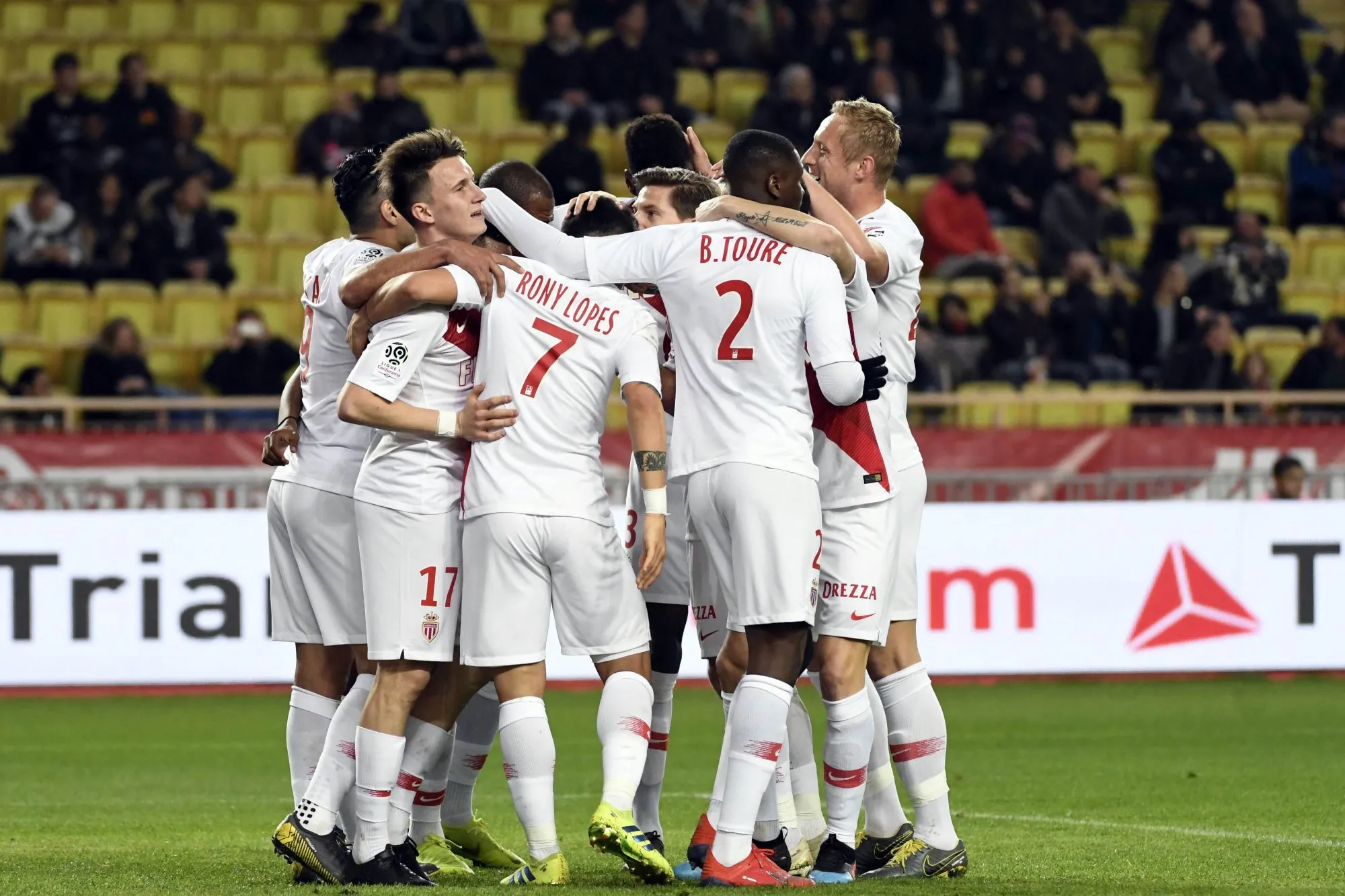 Monaco bat Nantes et sort de la zone rouge