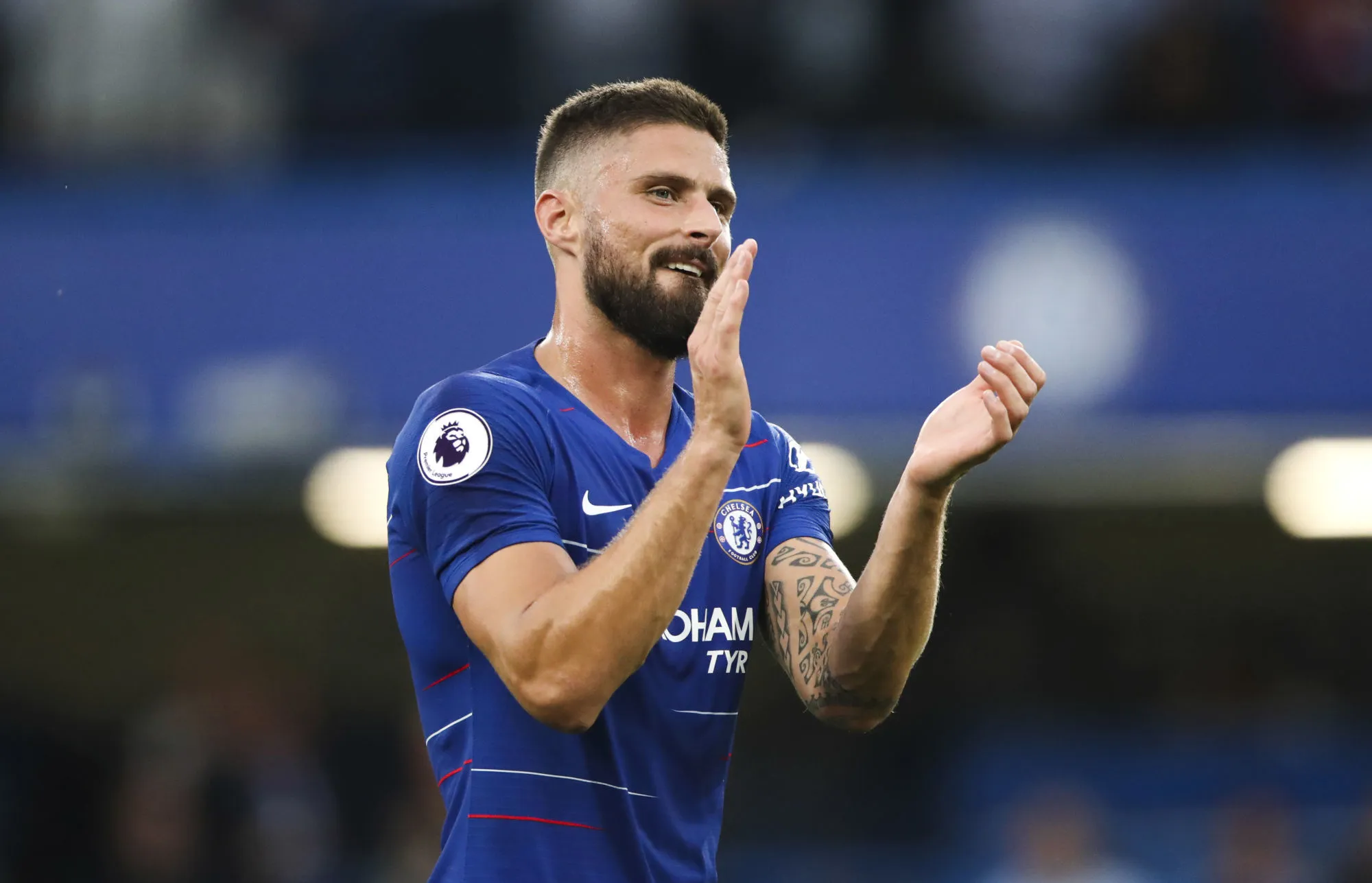 Olivier Giroud, le passé d&rsquo;Arsenal à cogner avec Chelsea