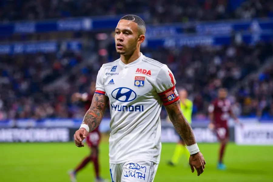 Depay nommé capitaine de l&rsquo;OL et absent contre Nice