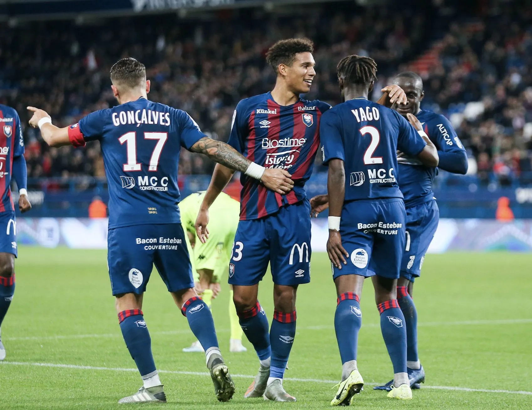 Ajaccio et Troyes prennent les commandes, Caen et Châteauroux respirent