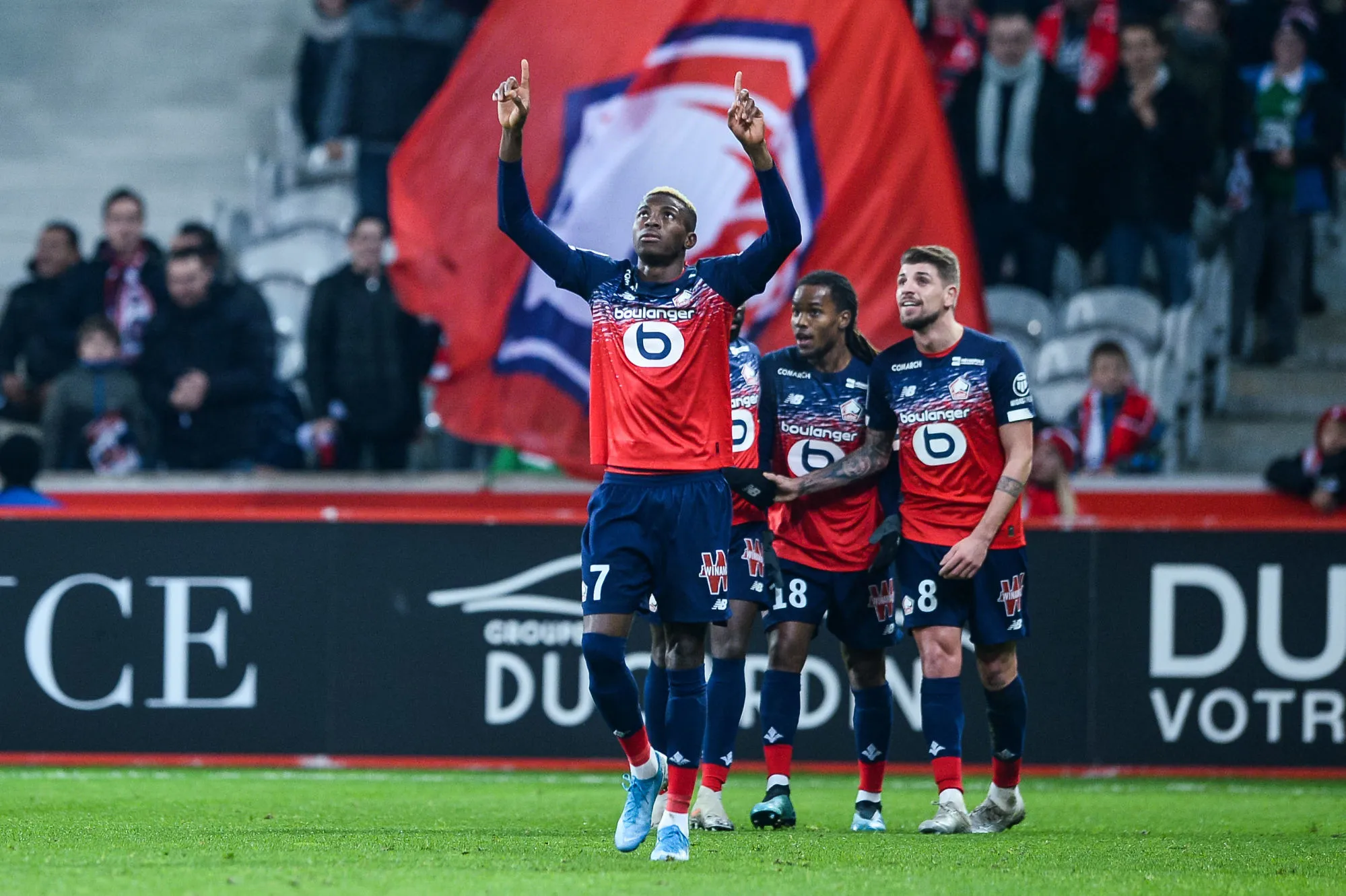 Lille monte sur le podium après sa victoire sur Brest