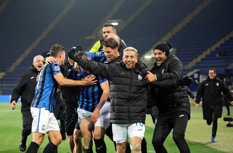 L&rsquo;Atalanta, première équipe à se qualifier après 3 matchs perdus