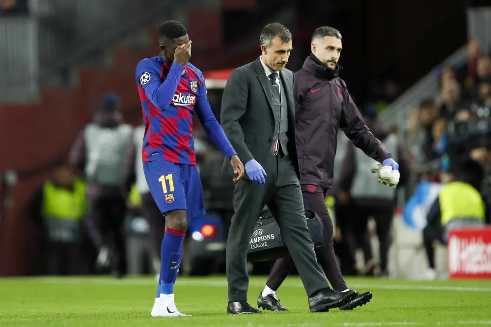 Ousmane Dembélé de nouveau blessé