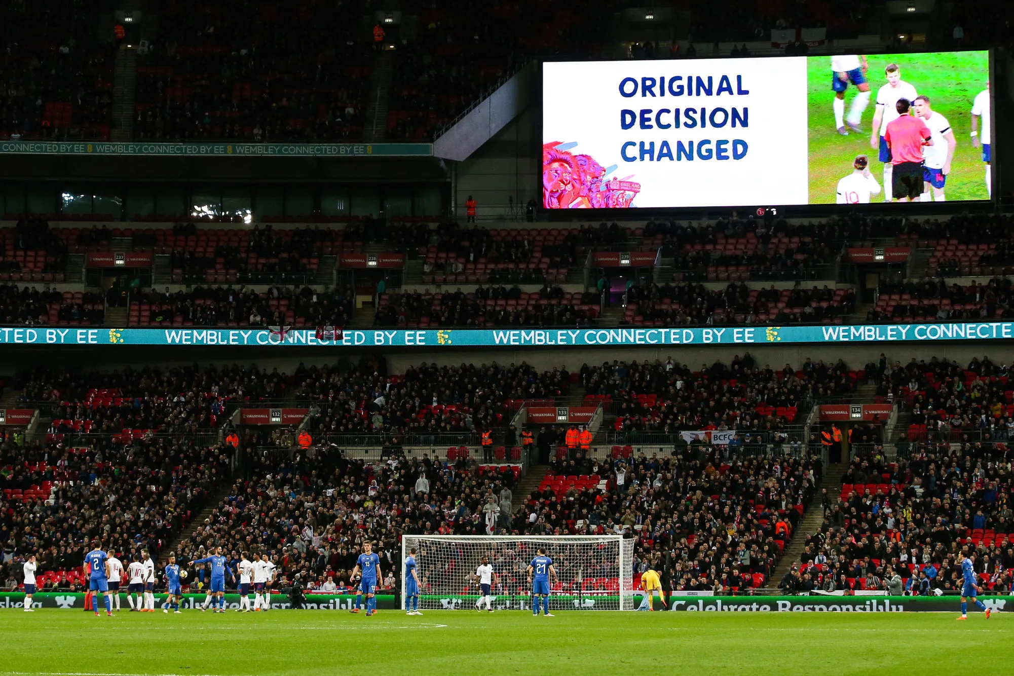 L’hommage de Wembley aux Italiens