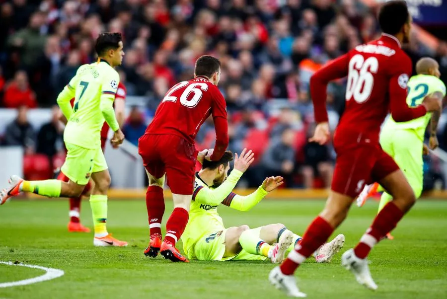 Robertson regrette d&rsquo;avoir été «<span style="font-size:50%">&nbsp;</span>irrespectueux<span style="font-size:50%">&nbsp;</span>» envers Messi lors de Liverpool-Barça