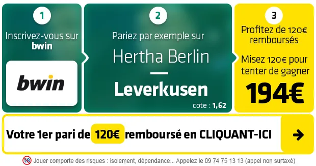 Pronostic Hertha Berlin Leverkusen : Analyse, prono et cotes du match de Bundesliga