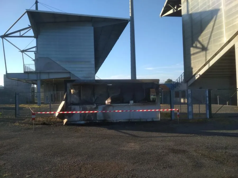 Le local billetterie du FC Gueugnon incendié