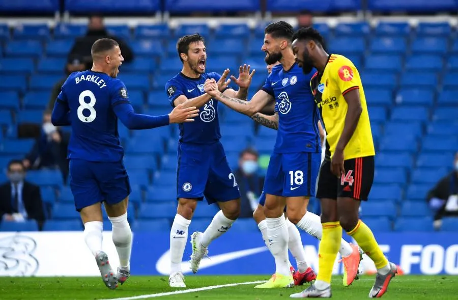 Chelsea se reprend en maîtrisant Watford