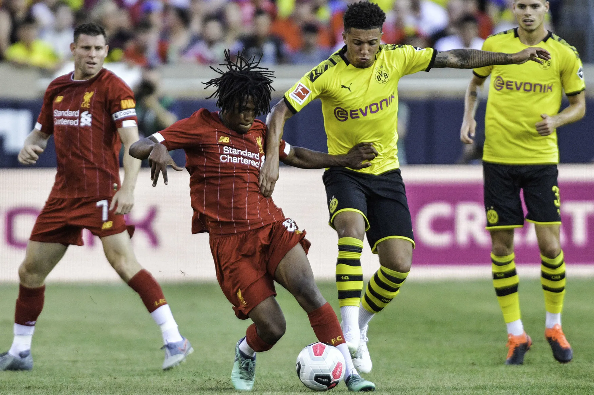 Jürgen Klopp : «<span style="font-size:50%">&nbsp;</span>Jadon Sancho serait très bien dans notre maillot rouge<span style="font-size:50%">&nbsp;</span>»