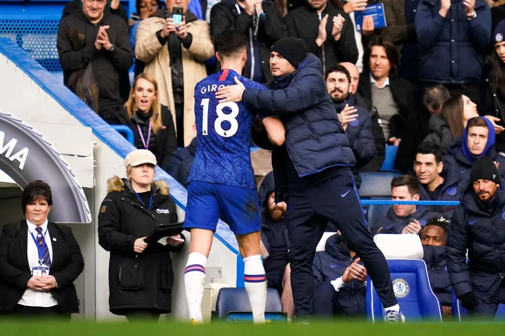 Selon Frank Lampard , Olivier Giroud est «<span style="font-size:50%">&nbsp;</span>un exemple<span style="font-size:50%">&nbsp;</span>»