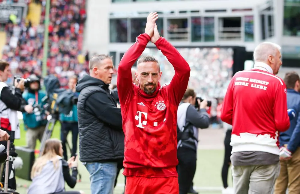 Ribéry heureux de la victoire du Bayern