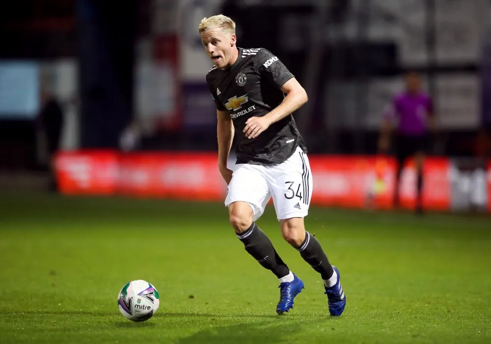 L&rsquo;agent de Van de Beek allume Manchester United