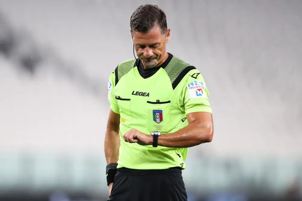 L&rsquo;arbitre de Milan-Roma suspendu deux journées et envoyé en Serie B