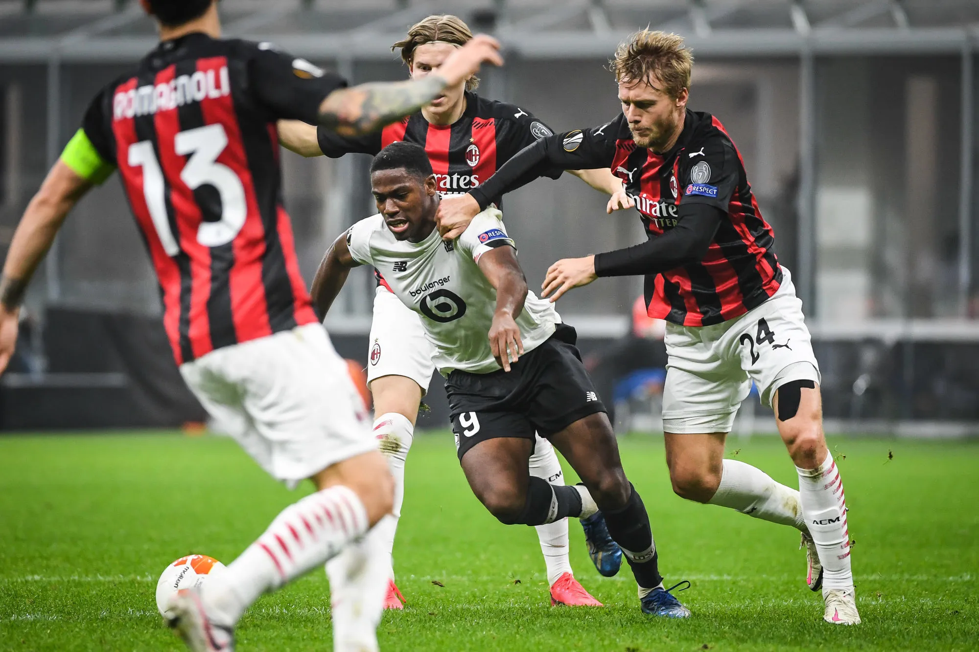 Les notes du Milan face au LOSC