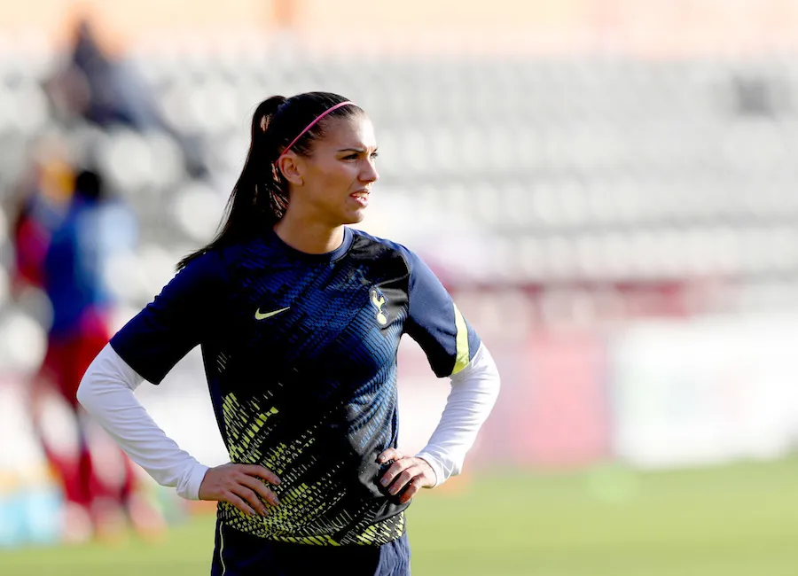 Alex Morgan a fait ses débuts avec Tottenham