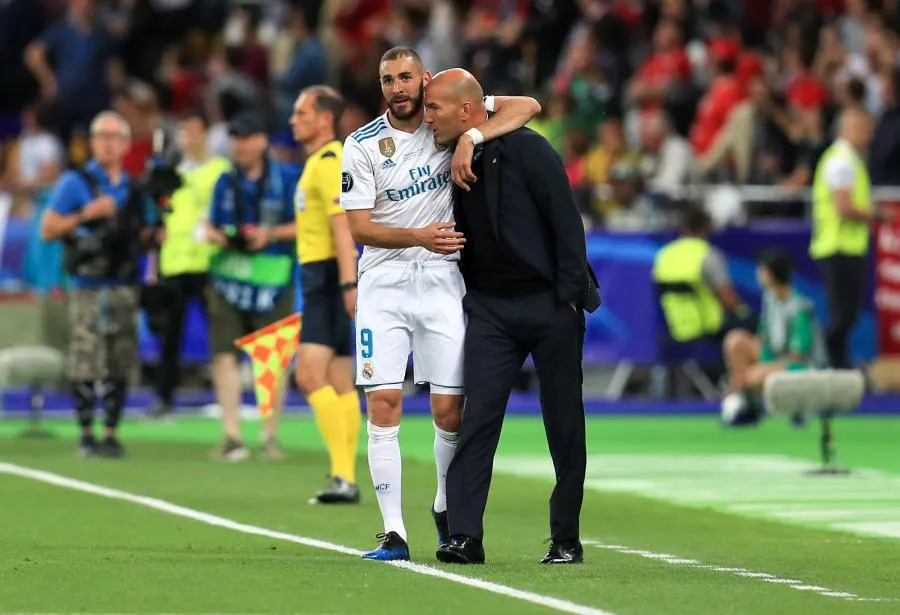 Pour Zidane, «<span style="font-size:50%">&nbsp;</span>Benzema est le meilleur attaquant français de l&rsquo;histoire<span style="font-size:50%">&nbsp;</span>»