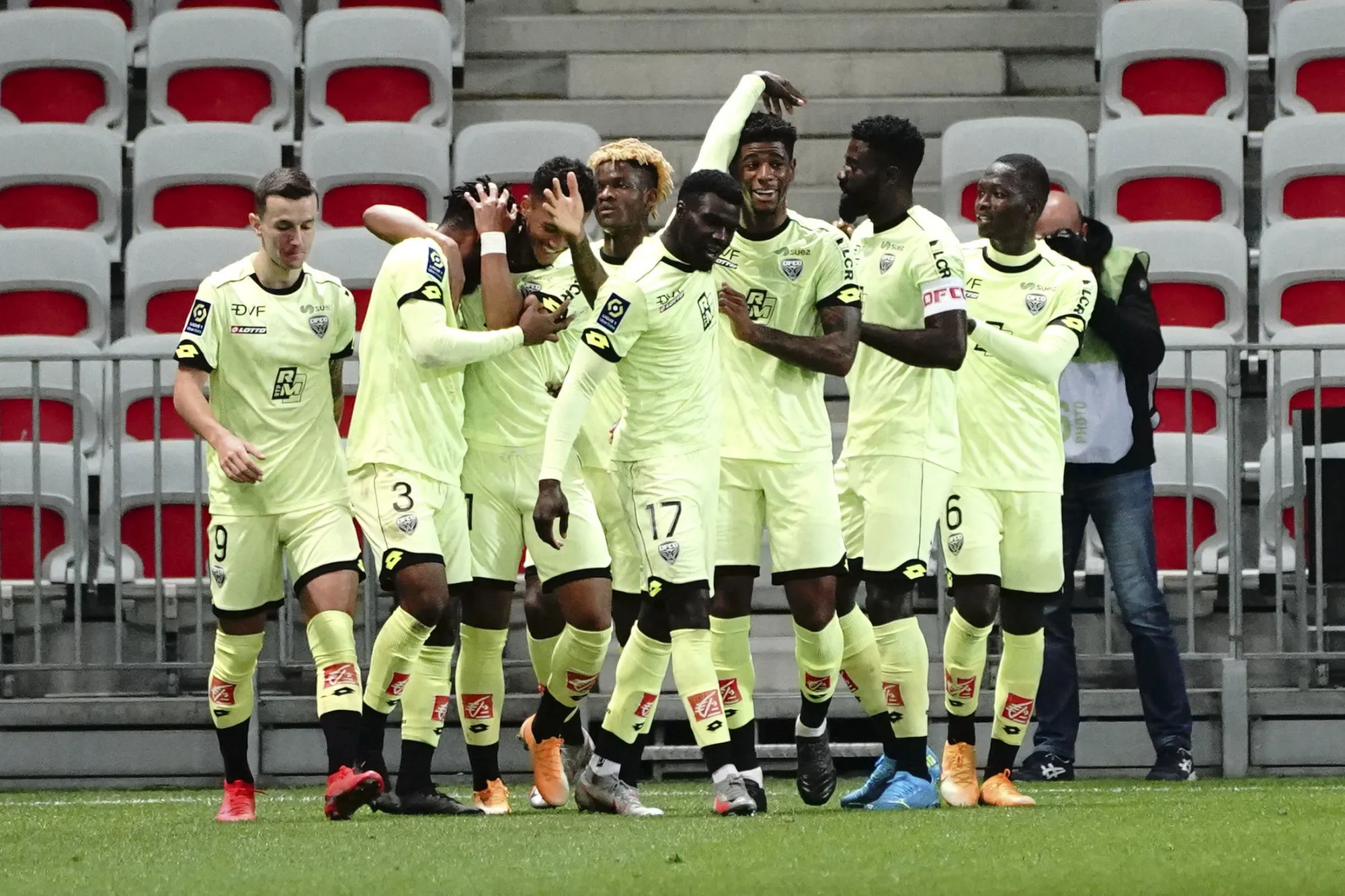 Ligue 1 : Dijon décroche sa première victoire de la saison à Nice