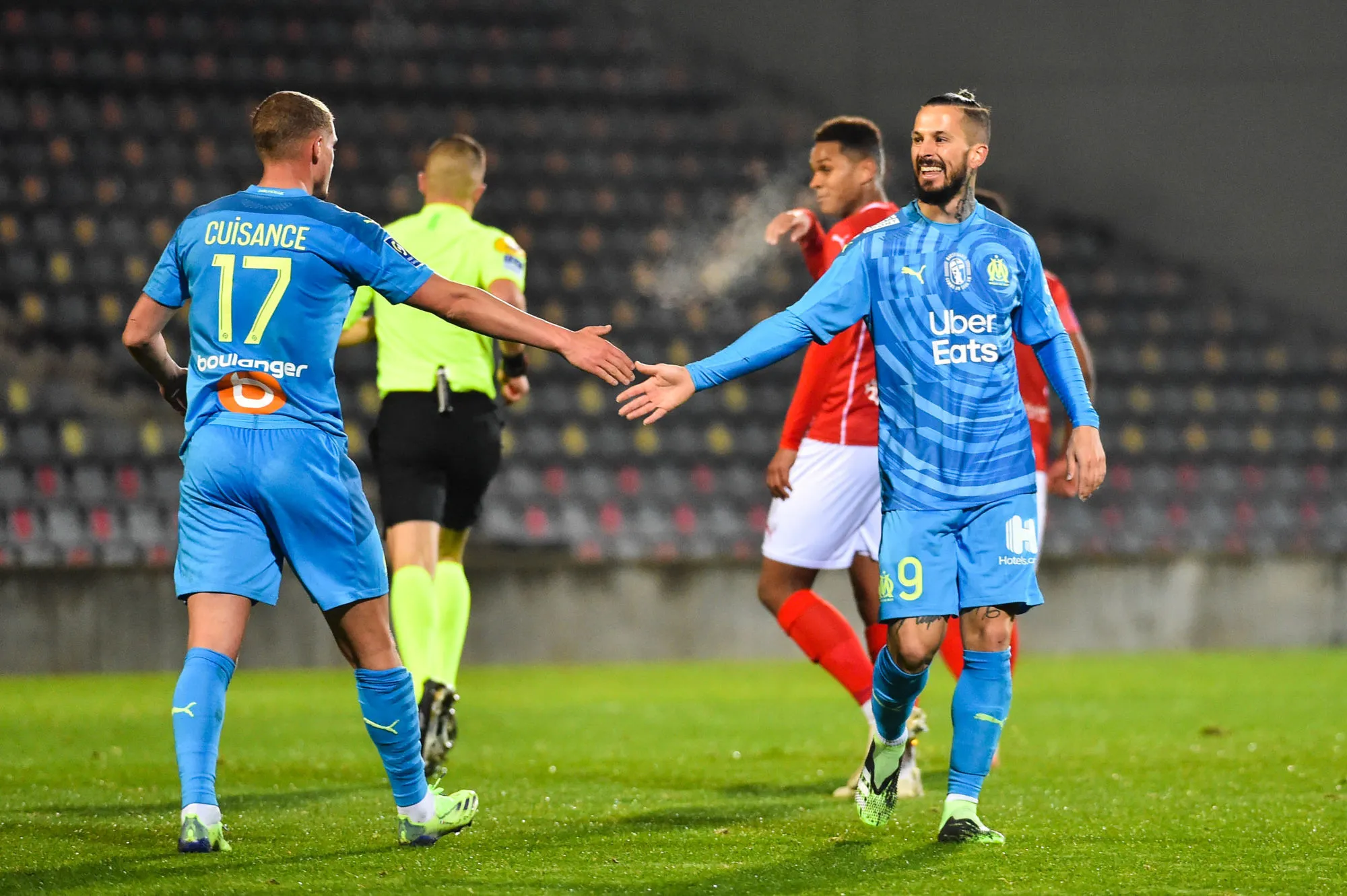 L&rsquo;OM maîtrise Nîmes