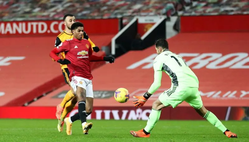 Grâce à Marcus Rashford, Manchester United braque Wolverhampton