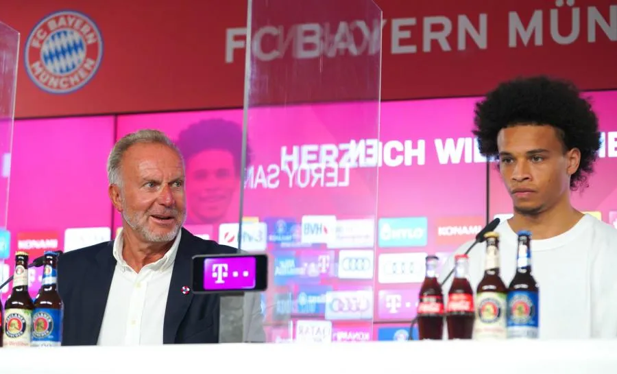 Karl-Heinz Rummenigge prêt «<span style="font-size:50%">&nbsp;</span>à botter l&rsquo;arrière-train<span style="font-size:50%">&nbsp;</span>» de Leroy Sané