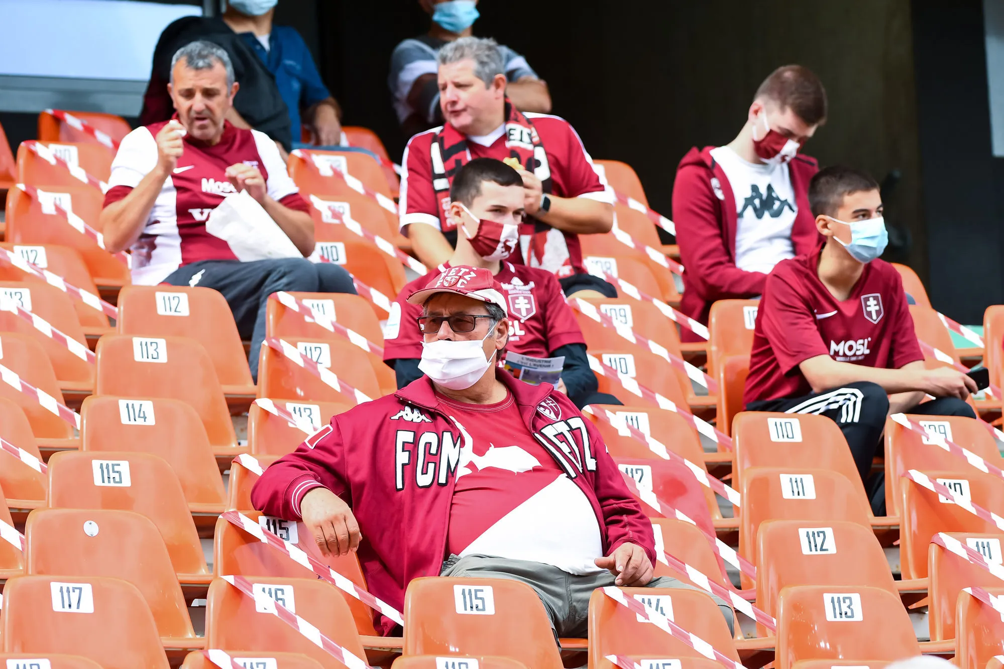 L&rsquo;accueil dingue des supporters messins avant le derby