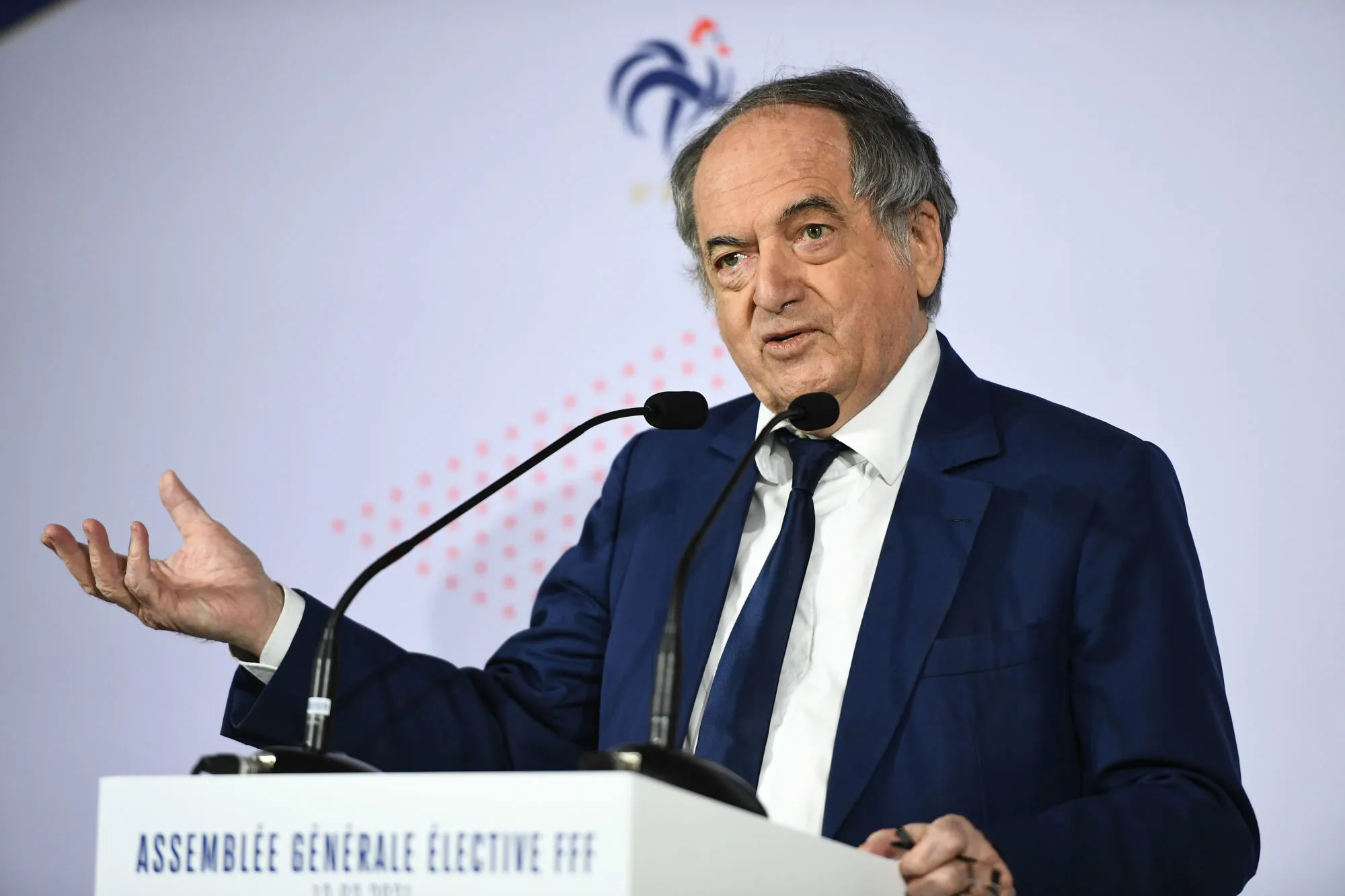 Noël Le Graët largement réélu président de la FFF