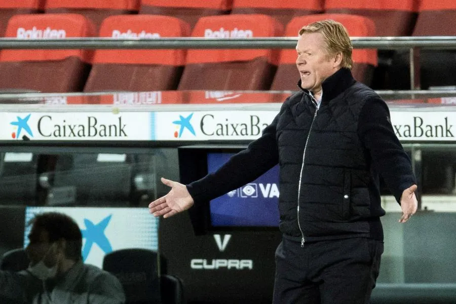 Koeman : «<span style="font-size:50%">&nbsp;</span>Cette affaire n&rsquo;est pas bonne pour l&rsquo;image du club<span style="font-size:50%">&nbsp;</span>»